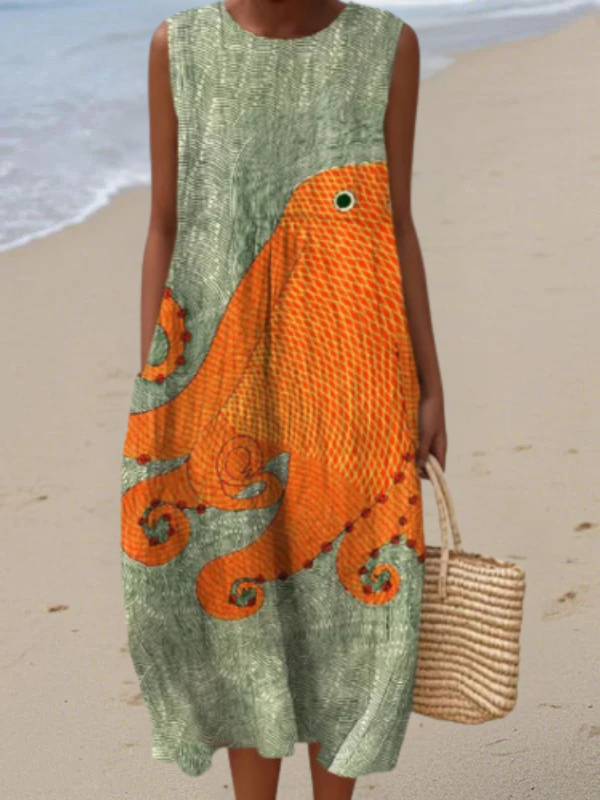 Tess™ Oceanic Midi Dress